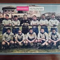 cartoncino foto squadra vintage dell'Alessandria