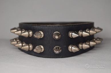 Collare borchiato dark goth industrial