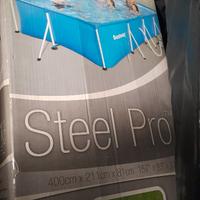 Bestway piscina in Tubolare d'acciaio 400x211x81