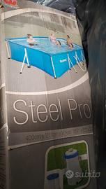 Bestway piscina in Tubolare d'acciaio 400x211x81