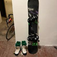 Snowboard e scarponi