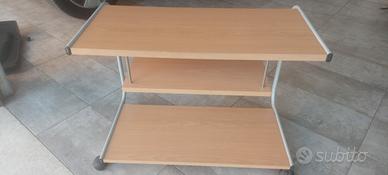 mobiletto perta TV con ruote 
