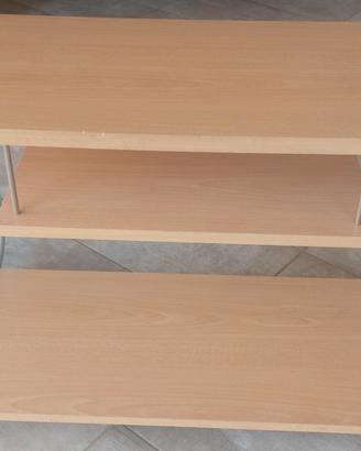 mobiletto perta TV con ruote 