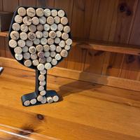 Porta tappi di sughero a forma di calice – decoraz