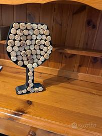 Porta tappi di sughero a forma di calice – decoraz