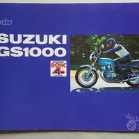 Suzuki GS 1000 1980 depliant originale moto