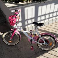 Bici bimba b-Twin principesse 16 pollici