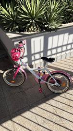 Bici bimba b-Twin principesse 16 pollici