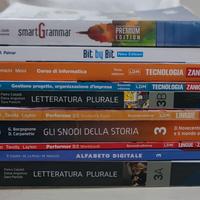 Libri delle superiori + libri per le vacanze 