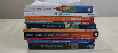 Libri delle superiori + libri per le vacanze 