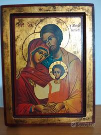 Quadro ligneo Sacra Famiglia 