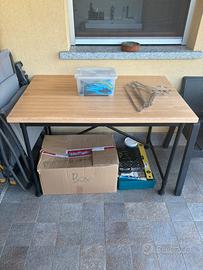 tavolo/scrivania in legno di pino