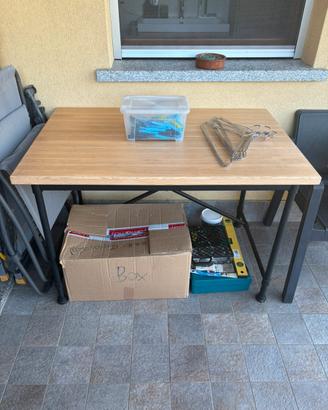 tavolo/scrivania in legno di pino