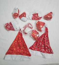 Cappello babbo natale 10 pezzi 