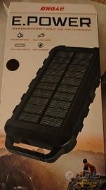 Power bank 20000ah solare e carica normale usb