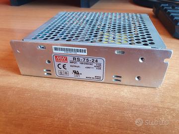 Alimentatore professionale Mean Well RS-75-24