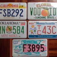 Targhe Americane da collezione