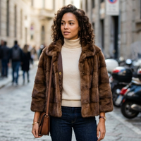 Pelliccia visone maschio corta Valentino Ferrari