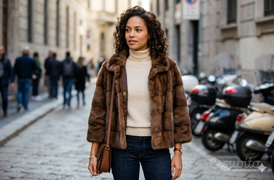 Pelliccia visone maschio corta Valentino Ferrari