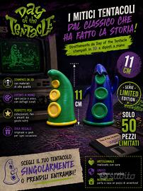 DAY OF THE TENTACLE - Statuine Verde e Viola 10cm