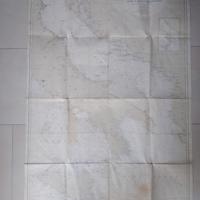 Cartina o Mappa , MARE ADRIATICO -Anno 1964/1975.