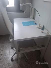 scrivania con sedia ikea