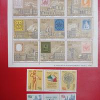 Francobolli Esposizione Mondiale Filatelia Roma 85