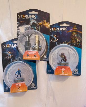 Lotto 1 pack arma + 2 pacco pilota Starlink nuovi