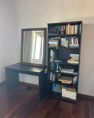 Set Libreria + Scrivania + Specchio