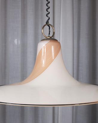 Lampadario Murano anni '70, space age. 62cm diam.