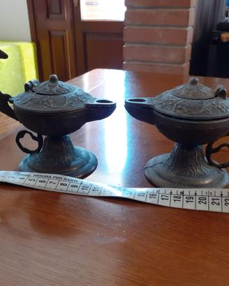 Candelabro bugia lume ad olio Lampada di aladino