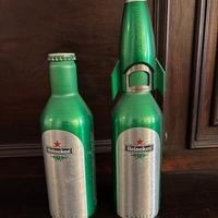 bottiglia birra Heineken  con cavatappo/tappo