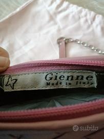 Borsa rosa vera pelle