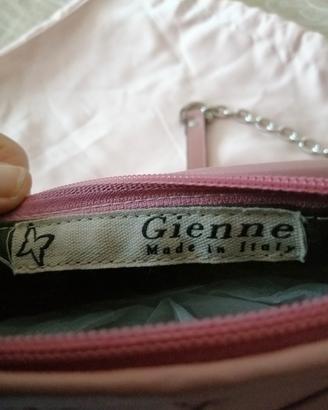 Borsa rosa vera pelle