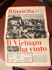 Giornale anni 70 Comunista rinascita il Vietnam