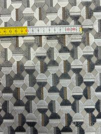 Tessuto in velluto geometrico