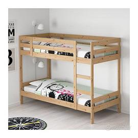letto a castello IKEA MYDAL con materassi