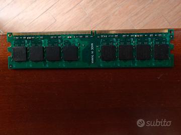  PC RAM 1G ddr2 800 dimm 5-5-5