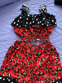 Completo top+pantaloncino 4jiveness
