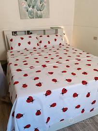 Lenzuolo matrimoniale in 4 pezzi hand made 