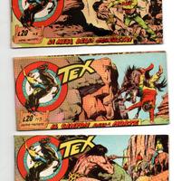 TEX STRISCIA MEFISTO E RACCOLTINA SERIE ROSSA