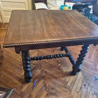 Tavolo e 4 sedie di antiquariato inizio 900