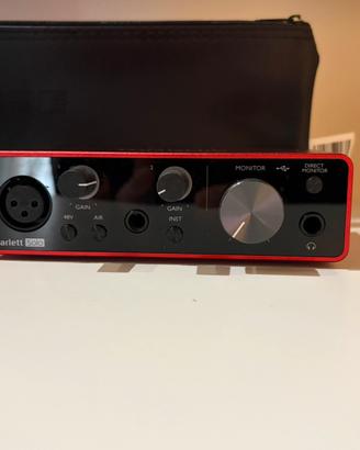 MICROFONO E SCHEDA AUDIO