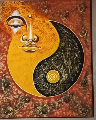 Quadro orientale simbolo del Tao(Yin e Yang)