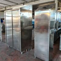 armadio e porta detersivi inox usati