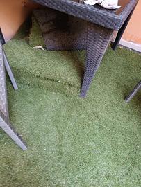 Tappeto di finta erba alta qualità nuovo 4mx2m