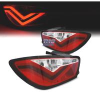 FANALI PER SEAT IBIZA 08-12 LIGHT BAR ROSSO CROMAT