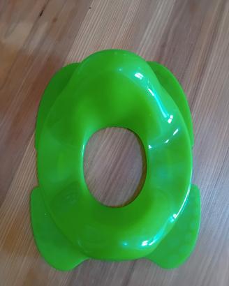 Riduttore verde wc Chicco con gancio per appendere