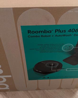 iRobot Roomba Plus 406 aspira e lava pavimenti