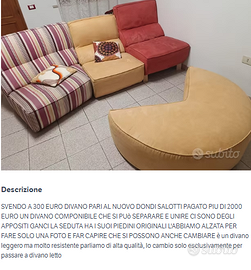 DIVANO DONDI SALOTTI